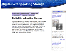 Tablet Screenshot of digital-scrapbooking-storage.com